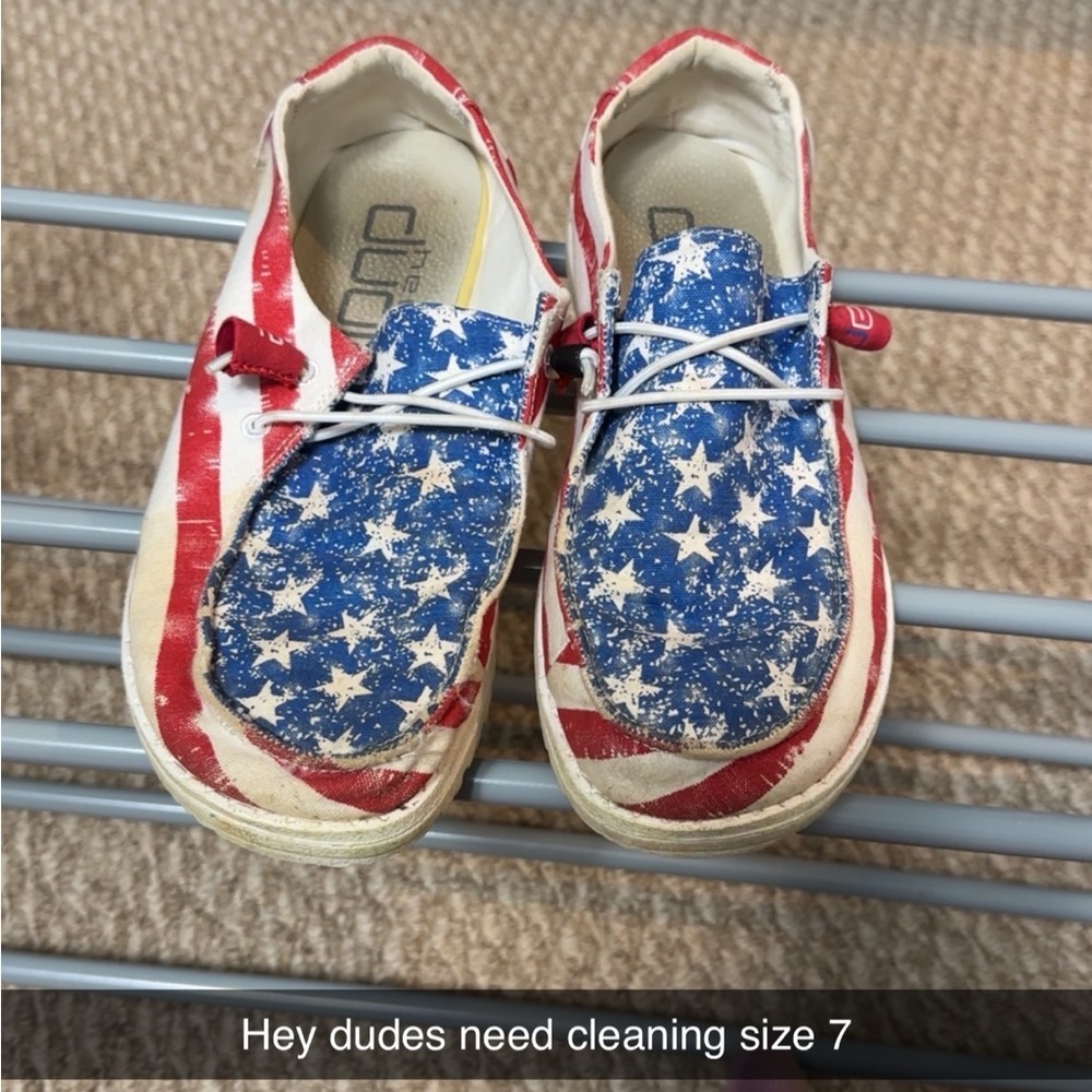 Hey Dude Kids' American Flag Shoes